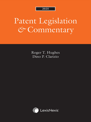 cover image of Patent Legislation & Commentary